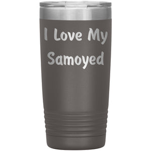 Love My Samoyed v4 - 20oz Insulated Tumbler