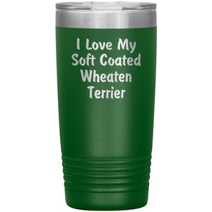 Love My Soft Coated Wheaten Terrier v4 - 20oz Insulated Tumbler