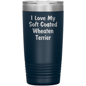 Love My Soft Coated Wheaten Terrier v4 - 20oz Insulated Tumbler