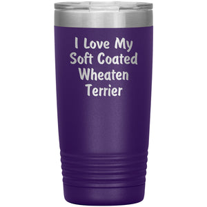 Love My Soft Coated Wheaten Terrier v4 - 20oz Insulated Tumbler