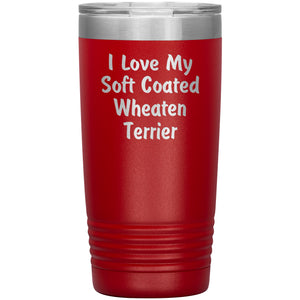 Love My Soft Coated Wheaten Terrier v4 - 20oz Insulated Tumbler