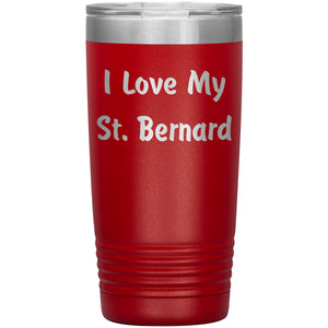 Love My St. Bernard v4 - 20oz Insulated Tumbler