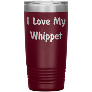Love My Whippet v4 - 20oz Insulated Tumbler