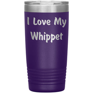 Love My Whippet v4 - 20oz Insulated Tumbler