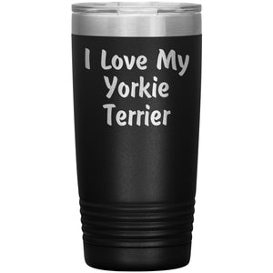 Love My Yorkie Terrier v4 - 20oz Insulated Tumbler