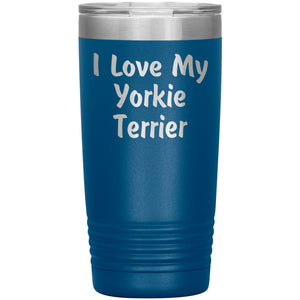 Love My Yorkie Terrier v4 - 20oz Insulated Tumbler