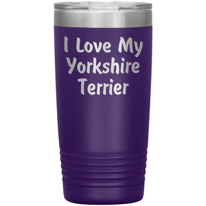 Love My Yorkshire Terrier v4 - 20oz Insulated Tumbler