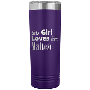 Maltese - 22oz Insulated Skinny Tumbler