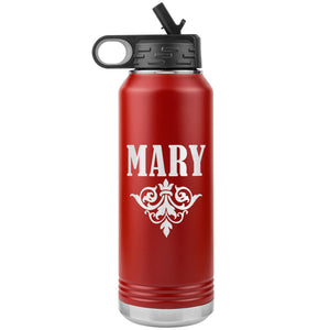 Mary v01 - 32oz Insulated Water Bottle