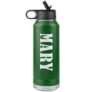 Mary v02 - 32oz Insulated Water Bottle