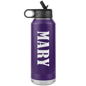 Mary v02 - 32oz Insulated Water Bottle