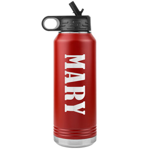 Mary v02 - 32oz Insulated Water Bottle