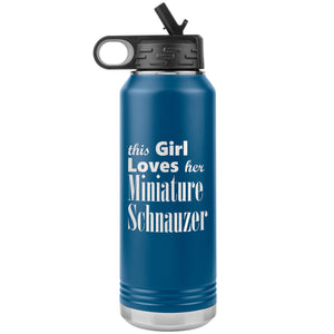 Miniature Schnauzer - 32oz Insulated Water Bottle
