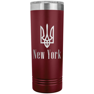 New York - 22oz Insulated Skinny Tumbler