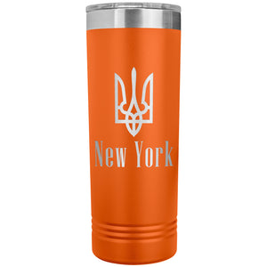 New York - 22oz Insulated Skinny Tumbler
