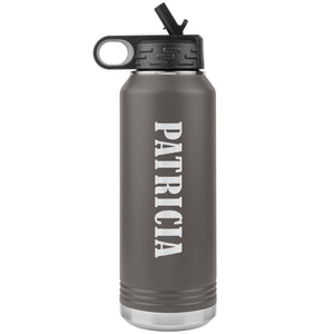 Patricia v02 - 32oz Insulated Water Bottle