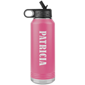 Patricia v02 - 32oz Insulated Water Bottle