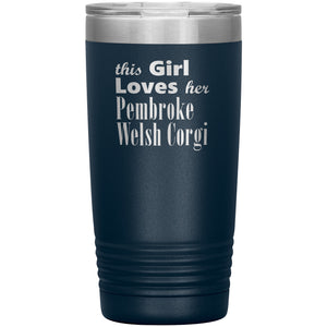 Pembroke Welsh Corgi - 20oz Insulated Tumbler