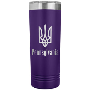 Pennsylvania - 22oz Insulated Skinny Tumbler