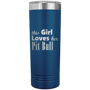 Pit Bull - 22oz Insulated Skinny Tumbler