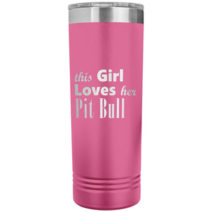 Pit Bull - 22oz Insulated Skinny Tumbler