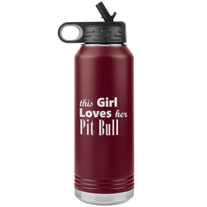 Pit Bull - 32oz Insulated Water Bottle