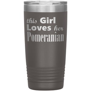 Pomeranian - 20oz Insulated Tumbler