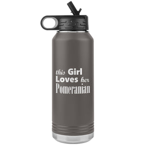 Pomeranian - 32oz Insulated Water Bottle