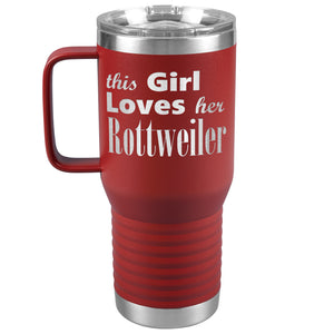 Rottweiler - 20oz Insulated Travel Tumbler