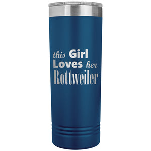 Rottweiler - 22oz Insulated Skinny Tumbler