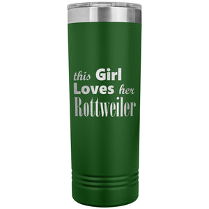 Rottweiler - 22oz Insulated Skinny Tumbler