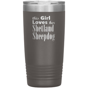 Shetland Sheepdog - 20oz Insulated Tumbler
