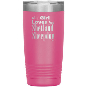 Shetland Sheepdog - 20oz Insulated Tumbler