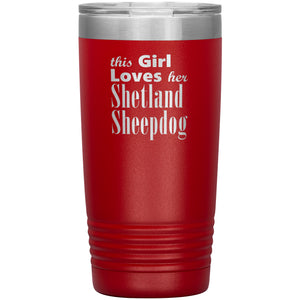 Shetland Sheepdog - 20oz Insulated Tumbler