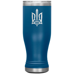 Stylized Tryzub - 20oz BOHO Insulated Tumbler