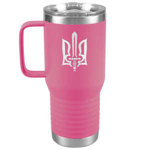 Stylized Tryzub - 20oz Insulated Travel Tumbler