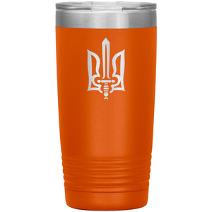 Stylized Tryzub - 20oz Insulated Tumbler