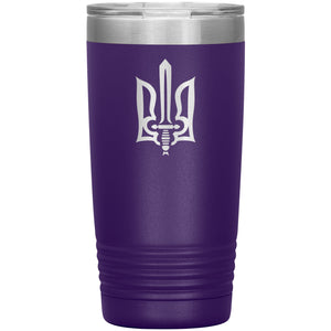 Stylized Tryzub - 20oz Insulated Tumbler