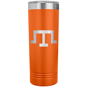 Tamga of Crimean Tatar Giray Dynasty - 22oz Insulated Skinny Tumbler