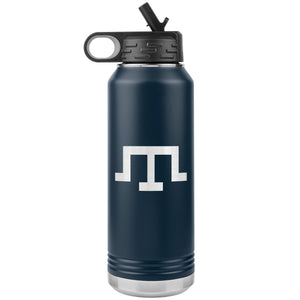 Tamga of Crimean Tatar Giray Dynasty - 32oz Insulated Water Bottle