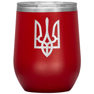 Tryzub - 12oz Insulated Wine Tumbler