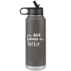 Yorkie - 32oz Insulated Water Bottle