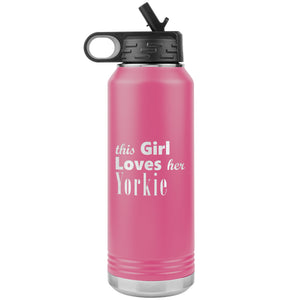 Yorkie - 32oz Insulated Water Bottle