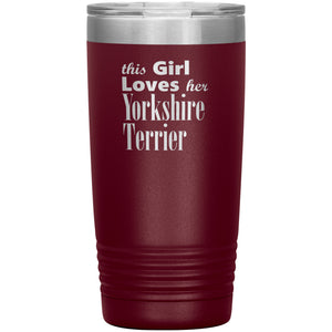 Yorkshire Terrier - 20oz Insulated Tumbler