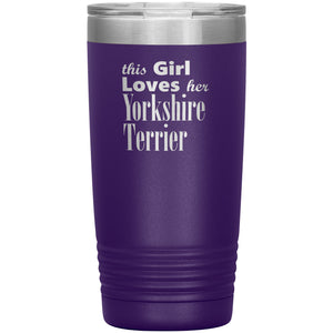 Yorkshire Terrier - 20oz Insulated Tumbler