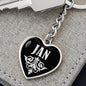 Jan v02 - Heart Pendant Luxury Keychain