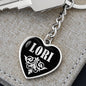 Lori v02 - Heart Pendant Luxury Keychain