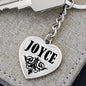 Joyce v01 - Heart Pendant Luxury Keychain