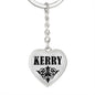 Kerry v01 - Heart Pendant Luxury Keychain