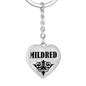 Mildred v01 - Heart Pendant Luxury Keychain